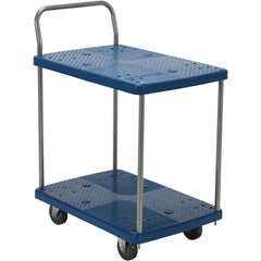 Plastic Platform Truck-2 Shelf 500 lb - Exact Tooling