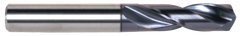 31/64 Dia. - 107mm OAL-TiAlN Coated-Carbide-Short Length High Performance Drill - Exact Tooling