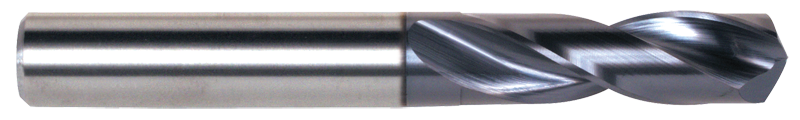 5/32 Dia. - 66mm OAL-TiAlN Coated-Carbide-Short Length High Performance Drill - Exact Tooling