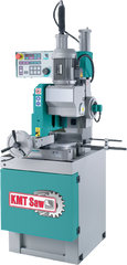 14" CNC automatic saw fully programmable; 4" round capacity; 4 x 7" rectangle capacity; ferrous cutting variable speed 13-89 rpm; 4HP 3PH 230/460V; 1900lbs - Exact Tooling