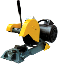Abrasive Cut-Off Saw - #K8B-3; Takes 8" x 1/2" Hole Wheel (Not Included); 3HP; 3PH; 220/440V Motor - Exact Tooling