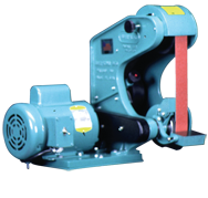 Belt Grinder - #482MC100A; 2 x 48'' Belt; 1HP; 1PH; 230V Motor - Exact Tooling