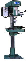 9400 Floor Model Drilling & Tapping Machine - 18-1/2'' Swing; 2HP; 1PH; 110V Motor - Exact Tooling