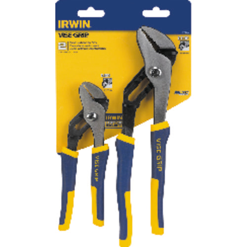 Irwin Vise-Grip 2 Pieces Groove Joint set - Includes 8″ & 10″ Tongue and Groove pliers - ProTouch Grips - Exact Tooling
