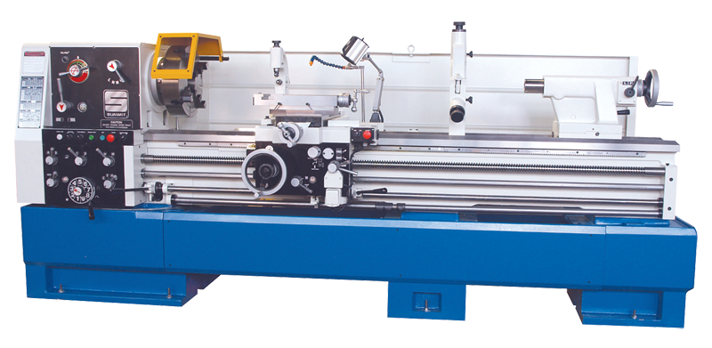224120A 22" x 120" Gear Head Toolroom Lathe; (12) 35-1250 RPM Spindle Speeds; D1-8 Spindle; Spindle Hole Dia. 4-1/8"; 15HP 220/440volt/3ph - Exact Tooling