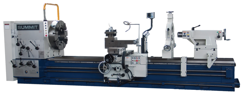 42" x 120" Oil Country Lathe; A2-20 Spindle Mount; 14.1" Spindle Bore; 30HP 220V 3PH Motor; 20;790 lbs - Exact Tooling