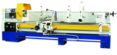 Geared Head Lathe - #244120 23-5/8'' Swing; 120'' Between Centers; 15HP Motor - Exact Tooling