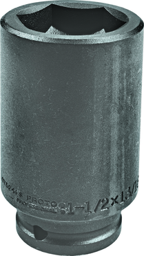 Proto® 3/4" Drive Budd Wheel Deep Length Impact Socket 1-1/2" - 6 Point - Exact Tooling