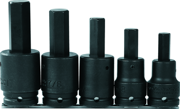 Proto® 3/4" Drive 5 Piece Impact Hex Bit Set - Exact Tooling