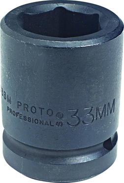 Proto® 1" Drive Impact Socket 80 mm - 6 Point - Exact Tooling