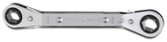 Proto® Offset Double Box Reversible Ratcheting Wrench 1/2" x 9/16" - 6 Point - Exact Tooling