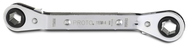 Proto® Offset Double Box Reversible Ratcheting Wrench 11 x 13 mm - 6 Point - Exact Tooling