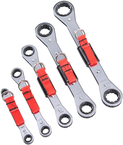 Proto® Tether-Ready 5 Piece Double Box Ratcheting Wrench Set - 6 & 12 Point - Exact Tooling