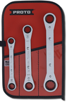 Proto® 3 Piece Ratcheting Box Wrench Set - 12 Point - Exact Tooling