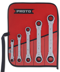 Proto® 5 Piece Reversible Ratcheting Box Wrench Set - 12 Point - Exact Tooling