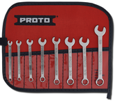 Proto® 8 Piece Full Polish Combination Short Wrench Set - 6 Point - Exact Tooling