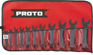 Proto® 11 Piece Black Oxide Short Combination Wrench Set - 12 Point - Exact Tooling