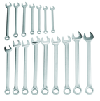 Proto® 16 Piece Satin Combination Wrench Set - 12 Point - Exact Tooling