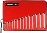 Proto® 15 Piece Satin Metric Combination ASD Wrench Set - 12 Point - Exact Tooling
