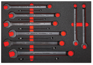Proto® Foamed 14 Piece Combination Wrench Set- Black Chrome- 12 Point - Exact Tooling
