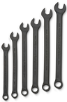 Proto® 6 Piece Black Oxide Antislilp Metric Combination Wrench Set - 12 Point - Exact Tooling