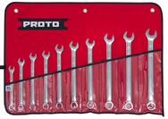 Proto® 10 Piece Full Polish Metric Combination ASD Wrench Set - 6 Point - Exact Tooling