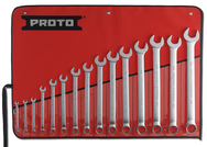 Proto® 15 Piece Satin Metric Combination ASD Wrench Set - 12 Point 7MM-32MM - Exact Tooling