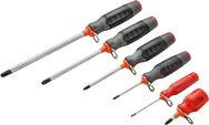 Proto® Tether-Ready 6 Piece Duratek Phillips Screwdriver Set - Exact Tooling