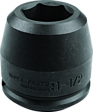 Proto® 1-1/2" Drive Impact Socket 2-7/16" - 6 Point - Exact Tooling