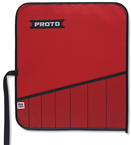 Proto® Red Canvas 7-Pocket Tool Roll - Exact Tooling