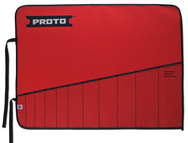 Proto® Red Canvas 11-Pocket Tool Roll - Exact Tooling