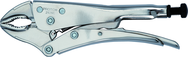 Proto® Nickel Chrome Locking Pliers - Curved Jaw 9-1/4" - Exact Tooling