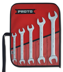 Proto® 5 Piece Satin Metric Open-End Wrench Set - Exact Tooling