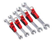 Proto® Tether-Ready 5 Piece Metric Double End Flare Nut Wrench Set - 6 Point - Exact Tooling
