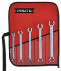 Proto® 5 Piece Metric Double End Flare Nut Wrench Set - 6 Point - Exact Tooling