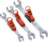 Proto® Tether-Ready 3 Piece Double End Flare Nut Wrench Set - 6 Point - Exact Tooling