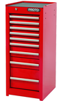 Proto® 440SS Side Cabinet - 9 Drawer, Red - Exact Tooling