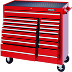 Proto® 440SS 41" Workstation - 15 Drawer, Red - Exact Tooling