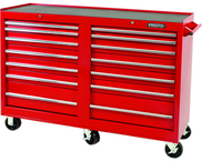 Proto® 440SS 54" Workstation - 14 Drawer, Red - Exact Tooling