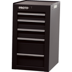 Proto® 450HS Side Cabinet - 5 Drawer, Black - Exact Tooling