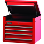 Proto® 450HS 34" Top Chest - 4 Drawer, Red - Exact Tooling
