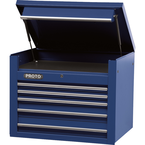Proto® 450HS 34" Top Chest - 5 Drawer, Blue - Exact Tooling
