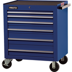 Proto® 450HS 34" Roller Cabinet - 6 Drawer, Blue - Exact Tooling