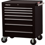 Proto® 450HS 34" Roller Cabinet - 7 Drawer, Black - Exact Tooling