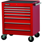 Proto® 450HS 34" Roller Cabinet - 7 Drawer, Red - Exact Tooling