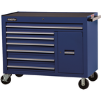Proto® 450HS 50" Workstation - 7 Drawer & 1 Shelf, Blue - Exact Tooling