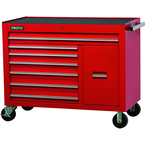 Proto® 450HS 50" Workstation - 7 Drawer & 1 Shelf, Red - Exact Tooling