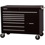 Proto® 450HS 50" Workstation - 8 Drawer & 2 Shelves, Black - Exact Tooling