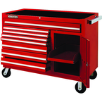 Proto® 450HS 50" Workstation - 8 Drawer & 1 Shelf, Red - Exact Tooling