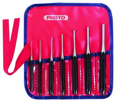 Proto® 7 Piece Super-Duty Pin Punch Set - Exact Tooling